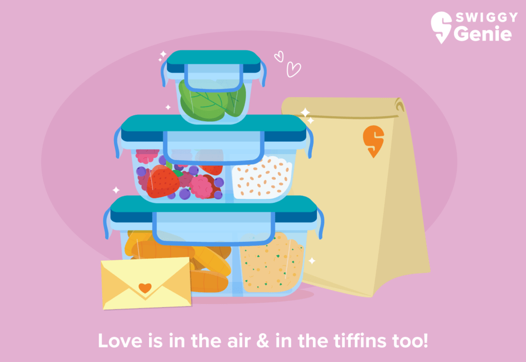 Swiggy Genie helps is delivering your love to the person you love.