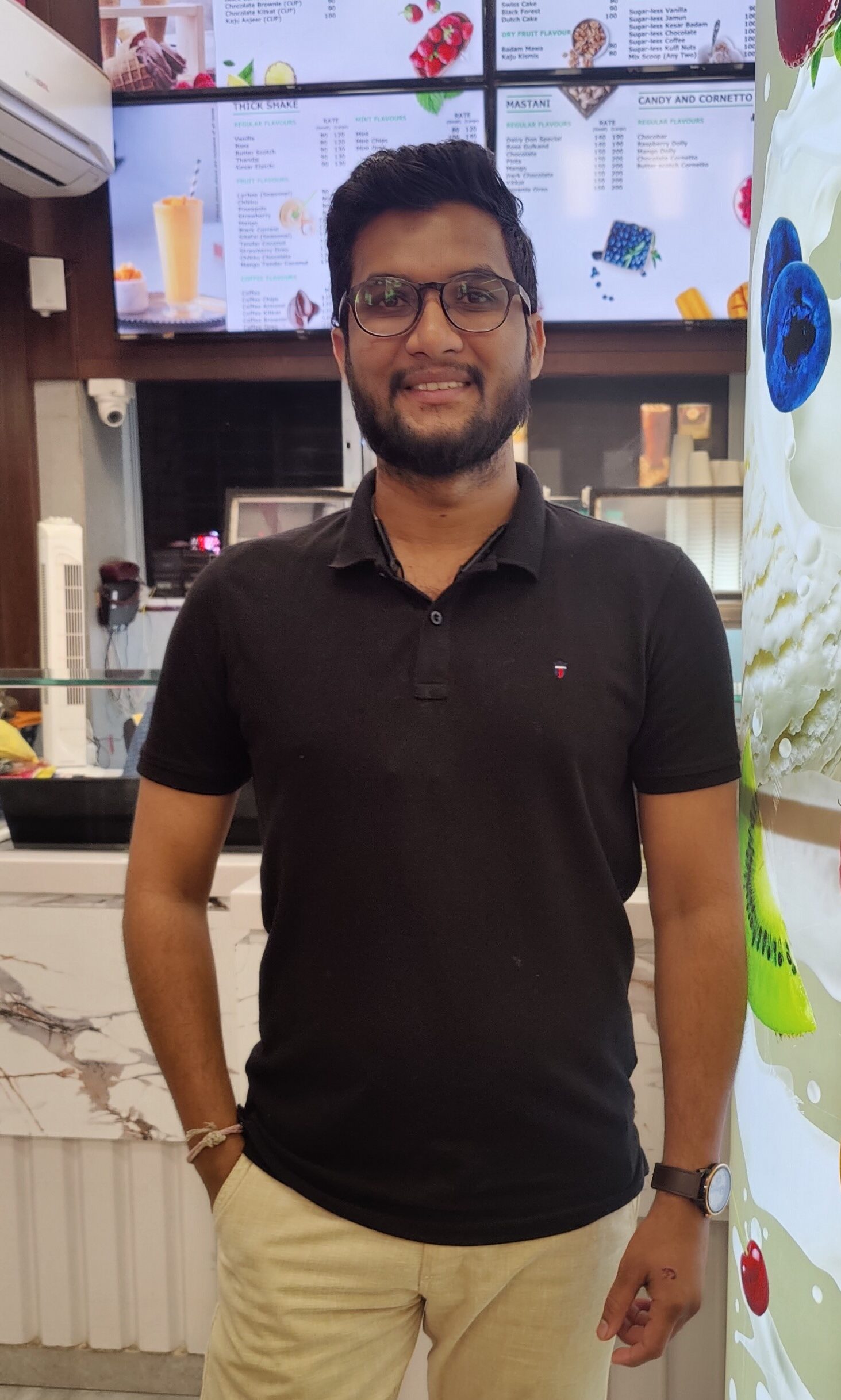 Swiggy's account manager Suraj Aher.