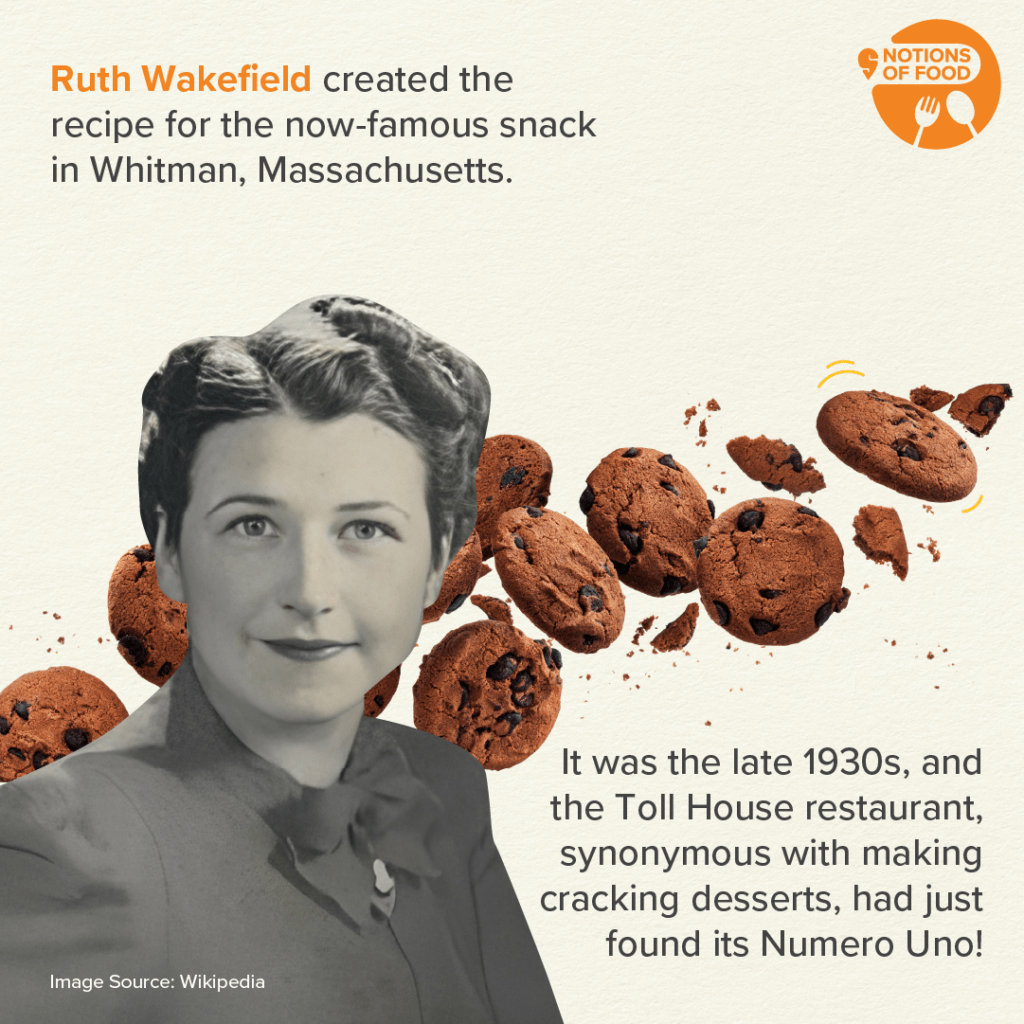 Born in 1903, Ruth Wakefield lived a fun, productive, and fulfilling life for 73 years. Her work touched millions of people across the world, and her legacy is still a source of delight.