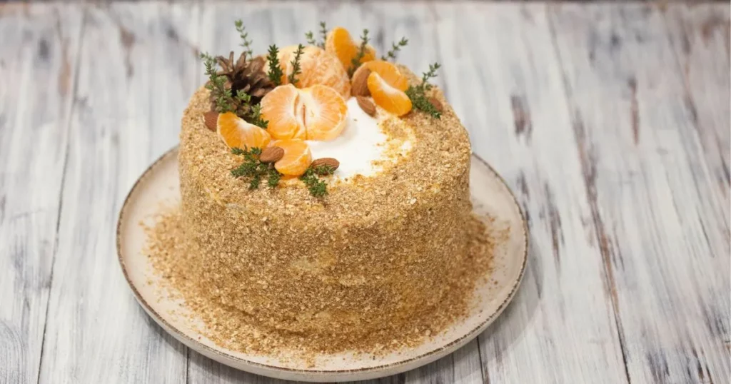 Almond Honey Cake