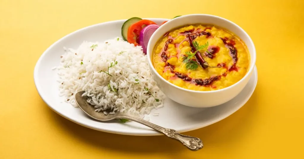 Daal Tadka with Jeera Rice