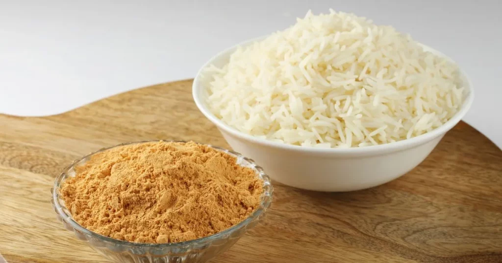 Angaya Podi with Hot Rice