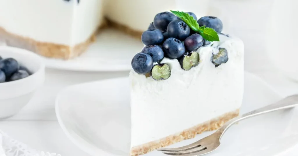 Blueberry cheesecake