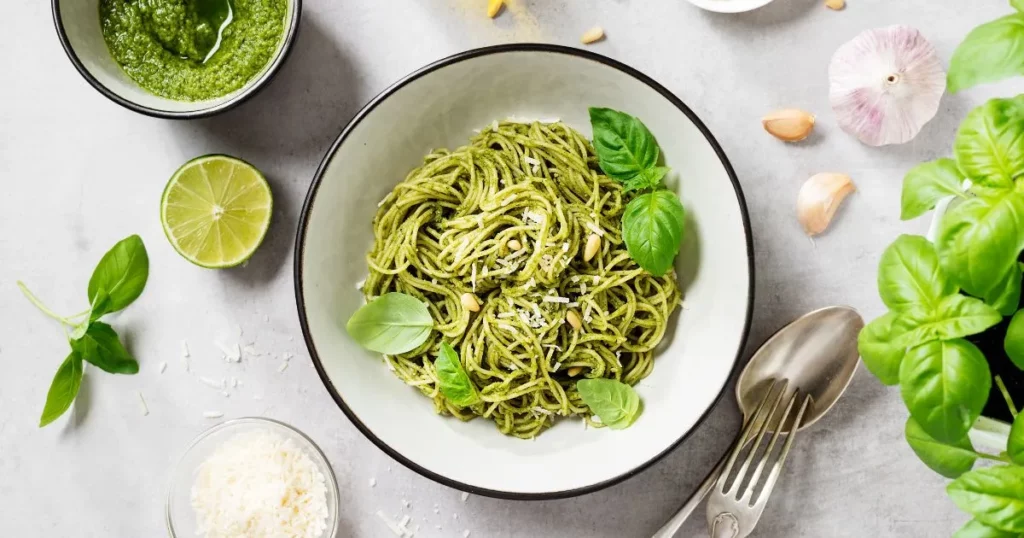 Spaghetti with Pesto
