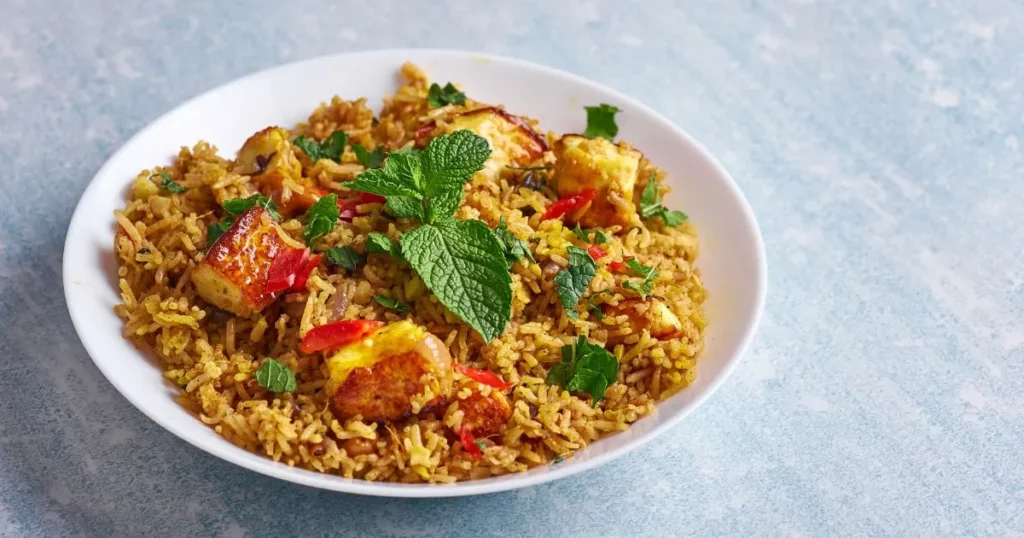 Zaikedaar Paneer Biryani