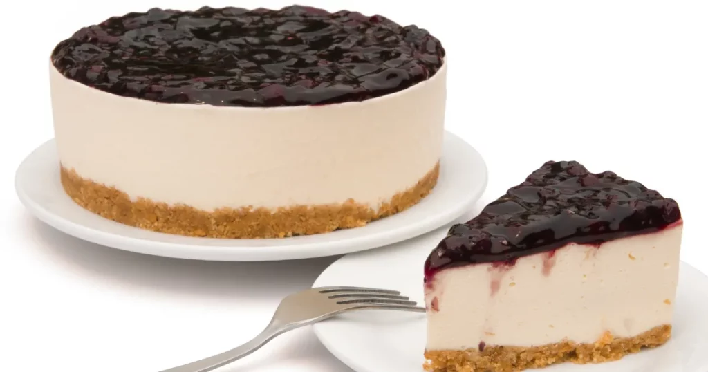 Blueberry cheesecake