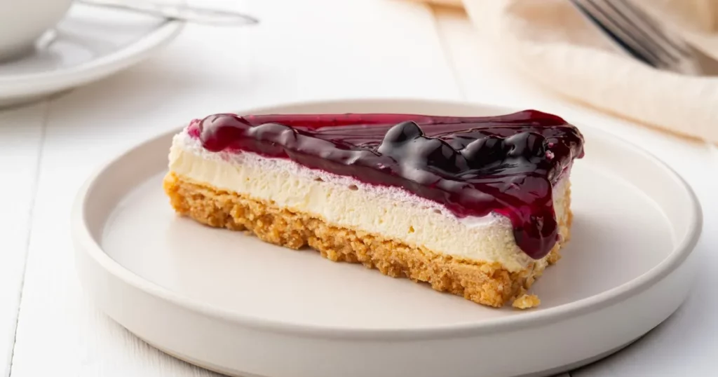 Blueberry cheesecake