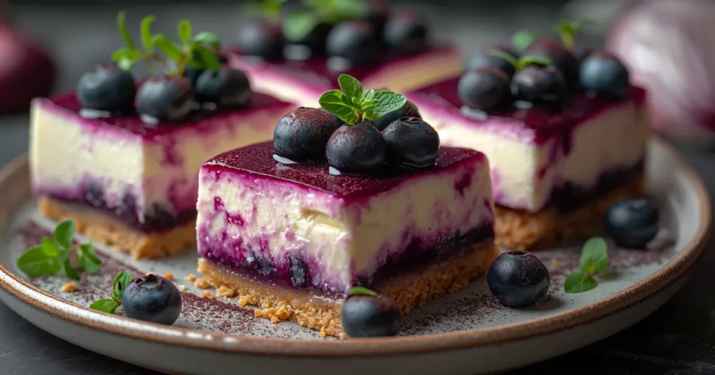 Blueberry cheesecake