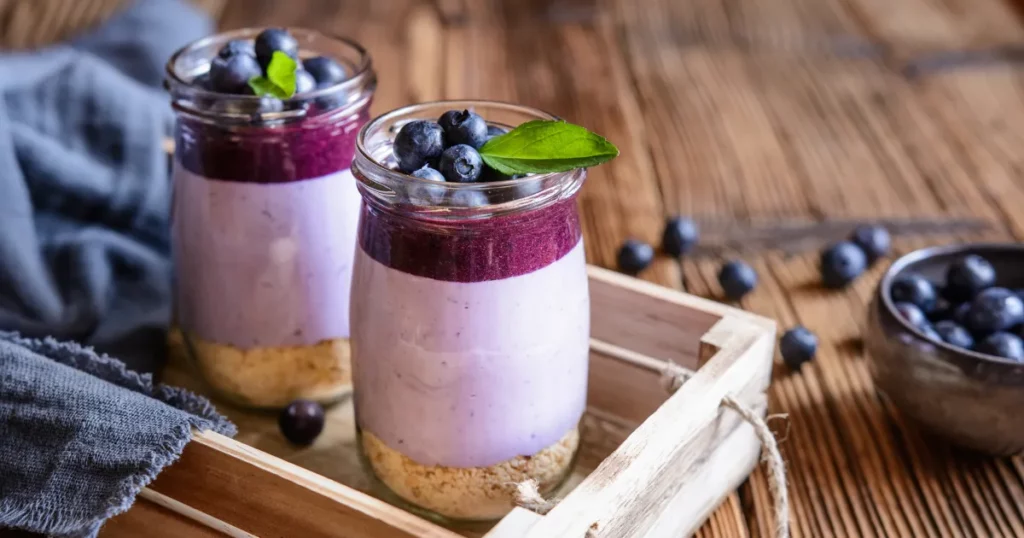 Blueberry cheesecake