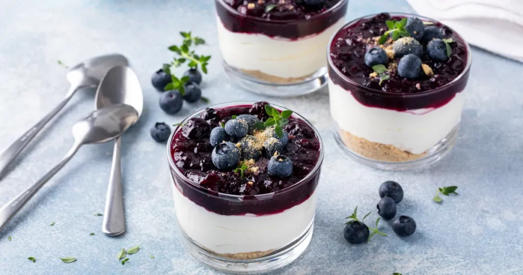Blueberry cheesecake