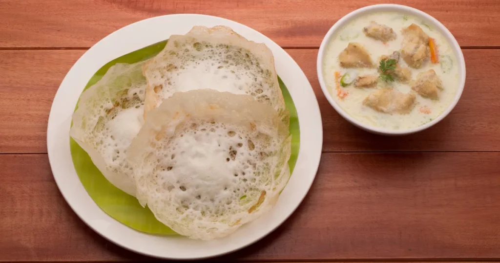 Appam with Stew