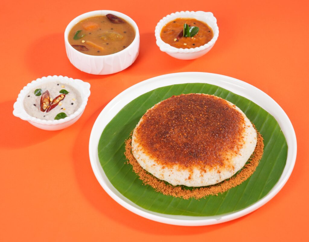 The classic: Ghee Podi Thatte Idly
