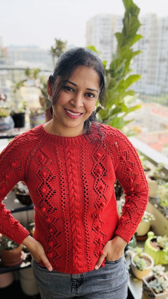 "Counting stitches is calming, even when work moves fast" Pearl says "Counting stitches is calming, even when work moves fast" Pearl says