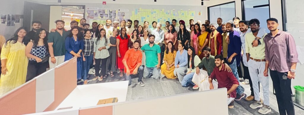 Pearl with her team at Swiggy Pearl with her team at Swiggy