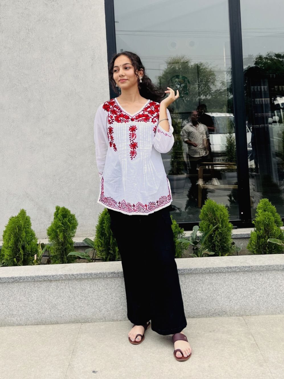 During her Internship days