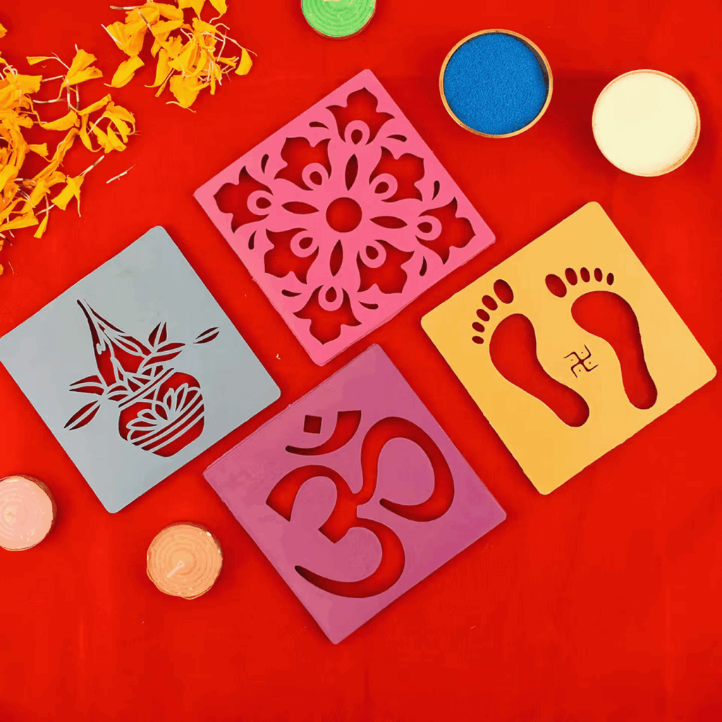 Sankranti Rangoli Stensils