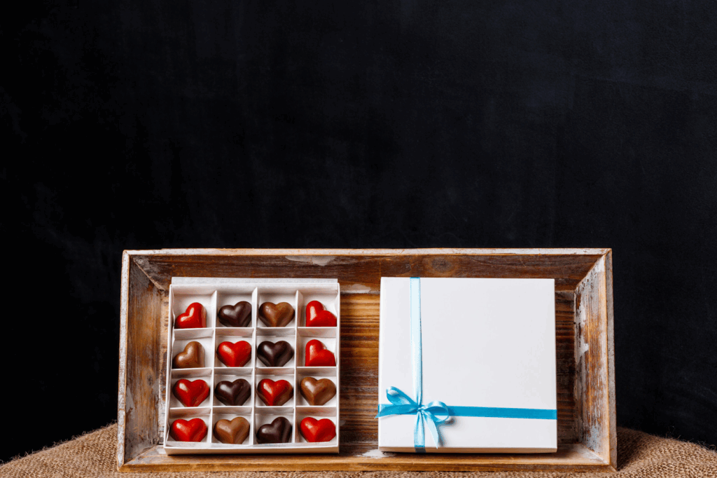 Heart Shaped Chocolates for propose day 