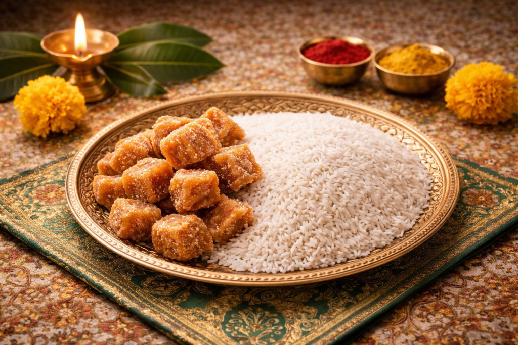 Rice & jaggery