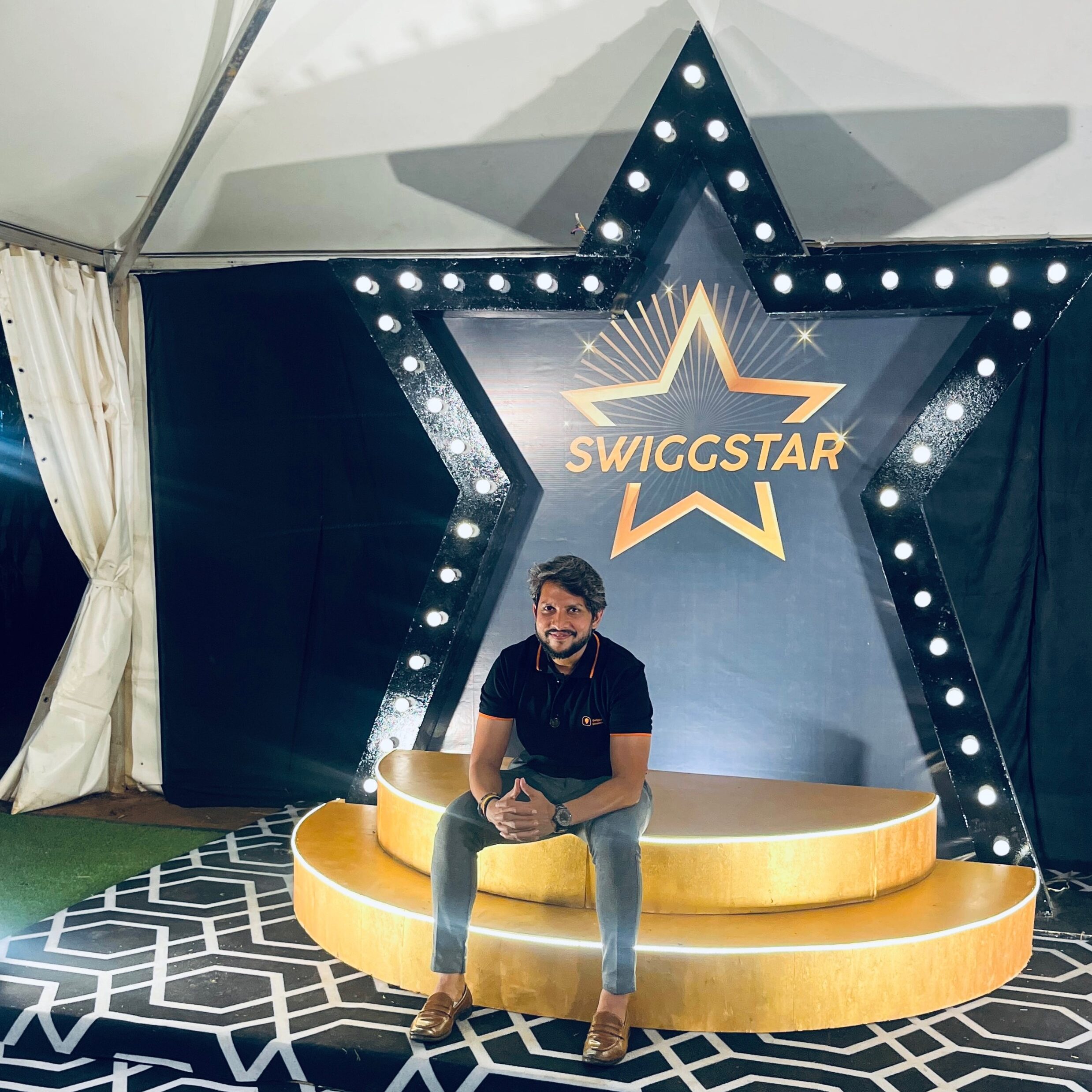 Siddharth Kushwaha during the Swiggtar Awards (Annual Award function at Swiggy)