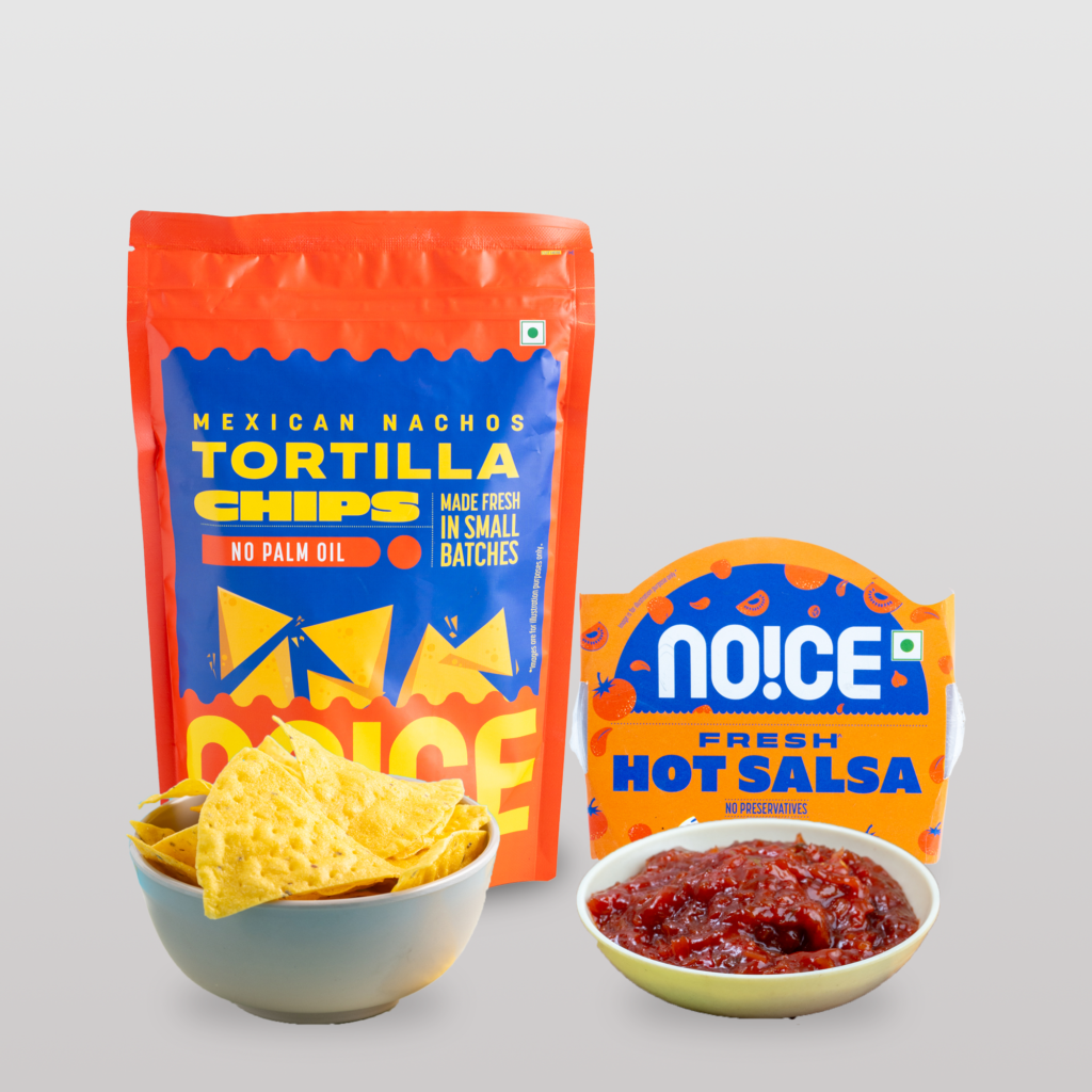 One of our popular products: Tortilla Chips+ Salsa